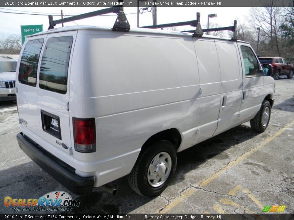 2010 Ford E Series Van E150 Commercial Oxford White / Medium Flint Photo #6
