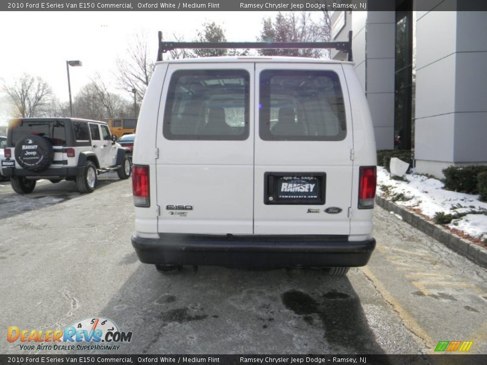 2010 Ford E Series Van E150 Commercial Oxford White / Medium Flint Photo #7