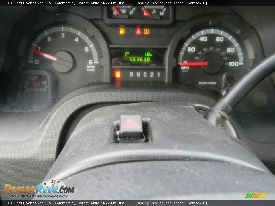 2010 Ford E Series Van E150 Commercial Oxford White / Medium Flint Photo #14