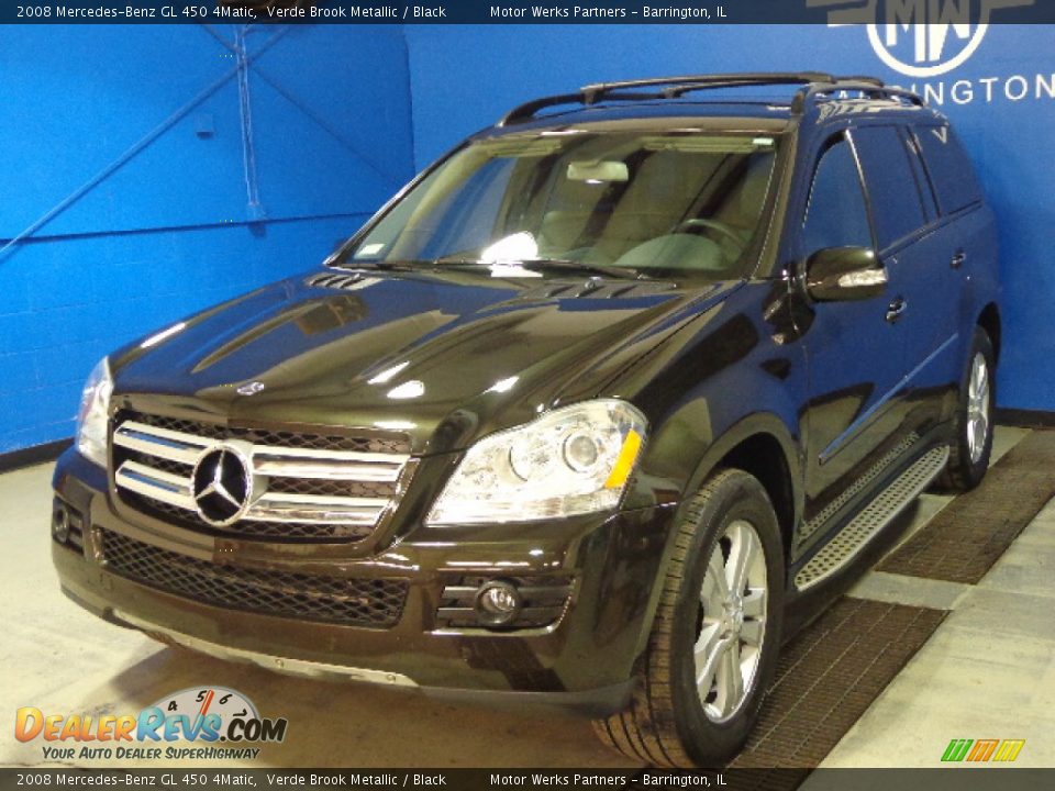 2008 Mercedes-Benz GL 450 4Matic Verde Brook Metallic / Black Photo #1