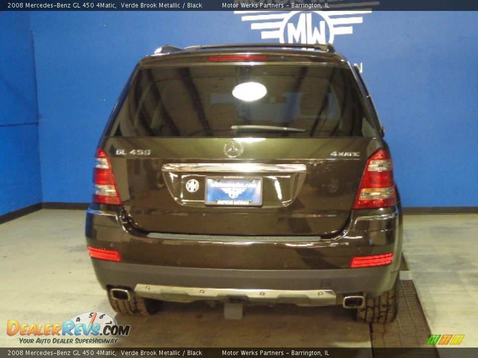 2008 Mercedes-Benz GL 450 4Matic Verde Brook Metallic / Black Photo #2