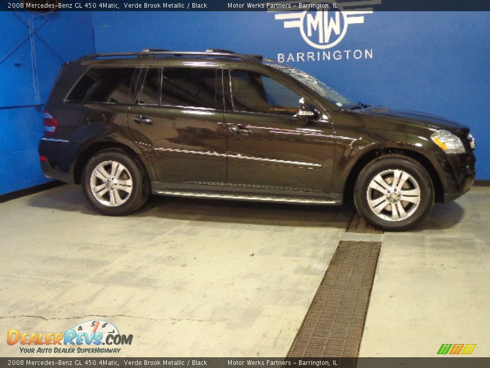 2008 Mercedes-Benz GL 450 4Matic Verde Brook Metallic / Black Photo #3