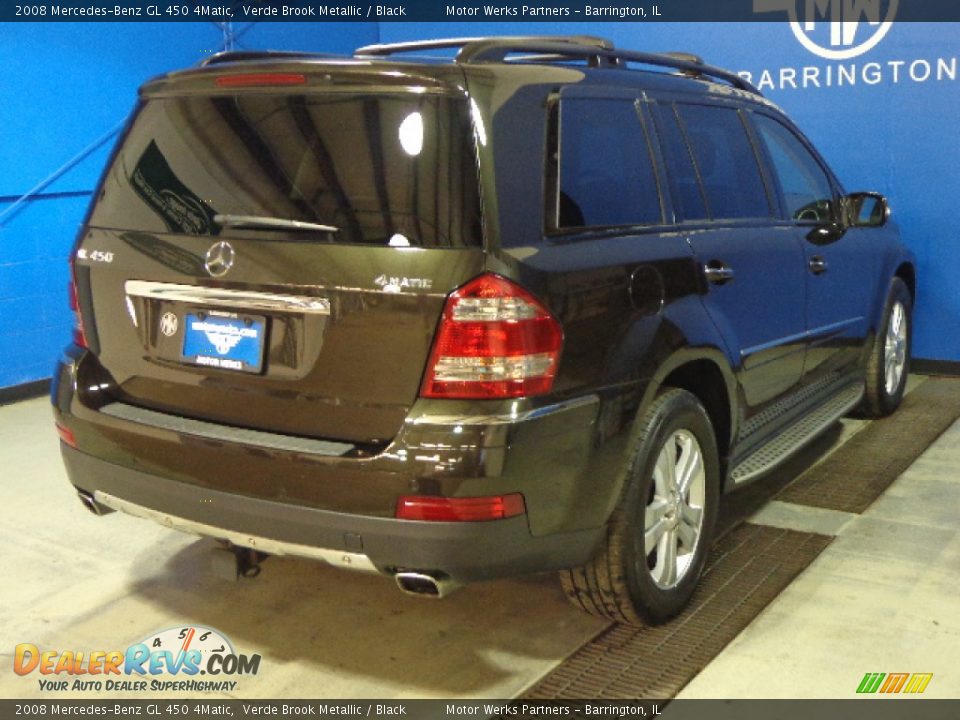2008 Mercedes-Benz GL 450 4Matic Verde Brook Metallic / Black Photo #4