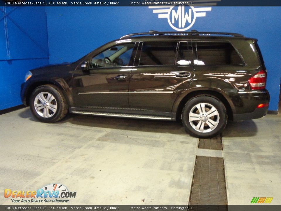 2008 Mercedes-Benz GL 450 4Matic Verde Brook Metallic / Black Photo #7