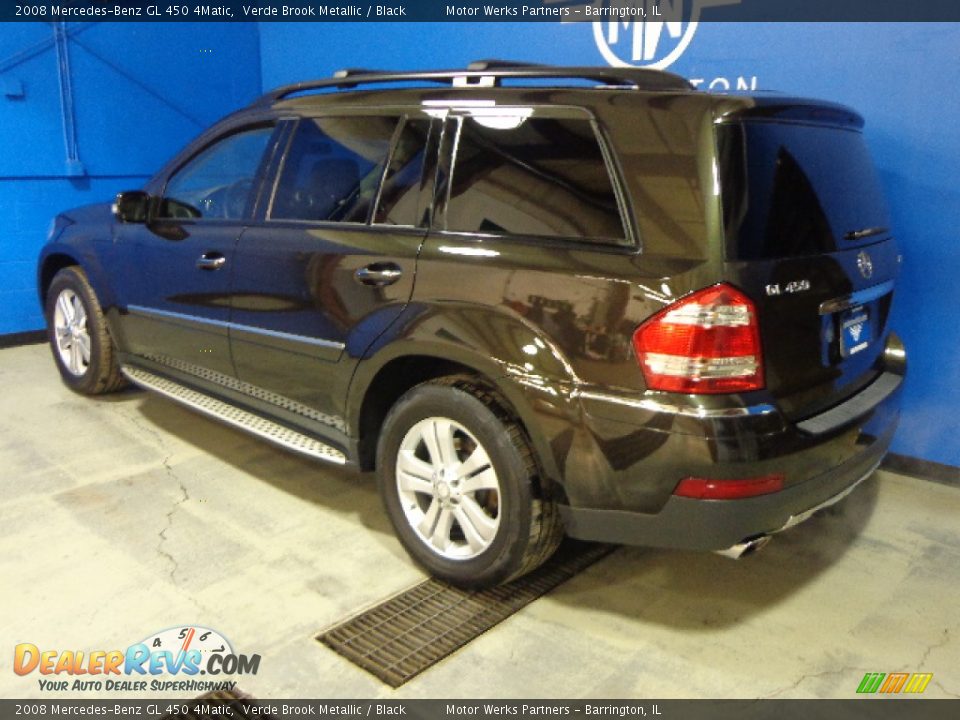 2008 Mercedes-Benz GL 450 4Matic Verde Brook Metallic / Black Photo #8