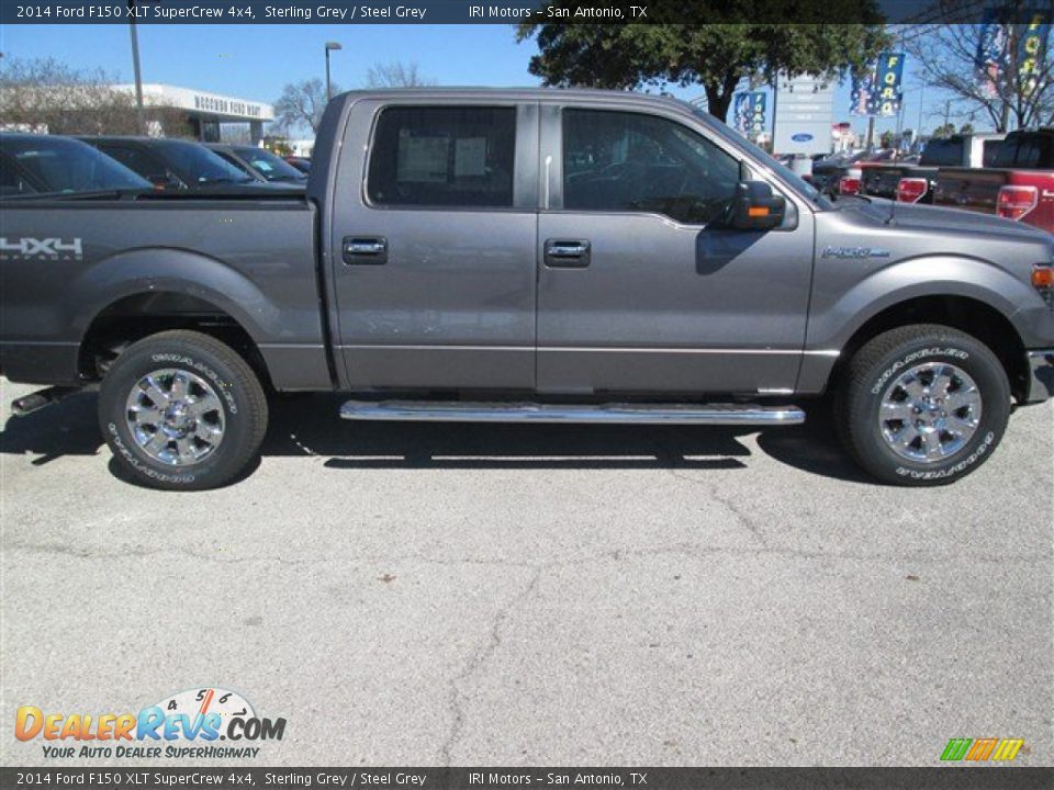 2014 Ford F150 XLT SuperCrew 4x4 Sterling Grey / Steel Grey Photo #7