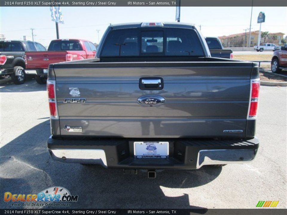 2014 Ford F150 XLT SuperCrew 4x4 Sterling Grey / Steel Grey Photo #8