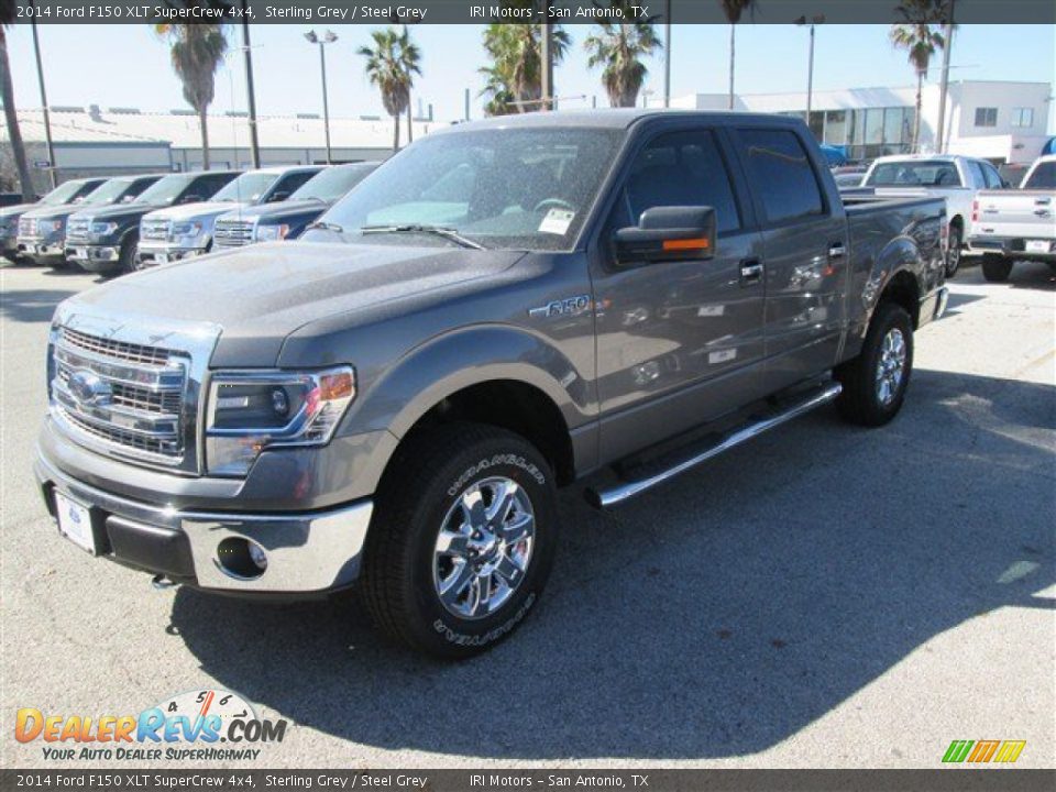 2014 Ford F150 XLT SuperCrew 4x4 Sterling Grey / Steel Grey Photo #10