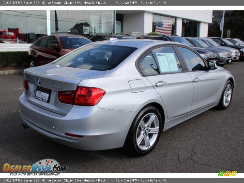 2013 BMW 3 Series 328i xDrive Sedan Glacier Silver Metallic / Black Photo #3
