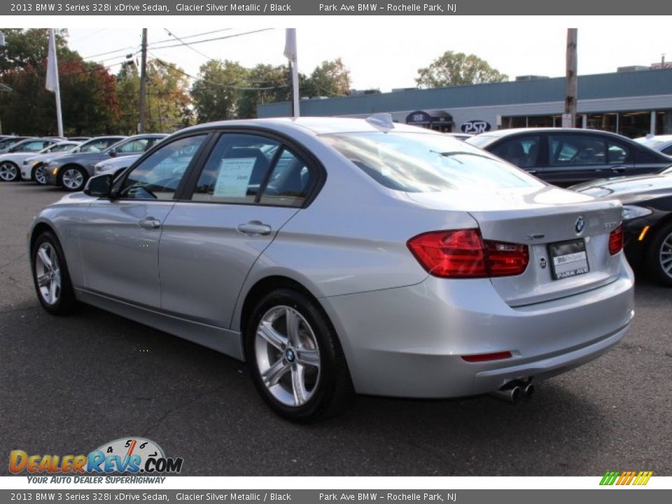 2013 BMW 3 Series 328i xDrive Sedan Glacier Silver Metallic / Black Photo #5