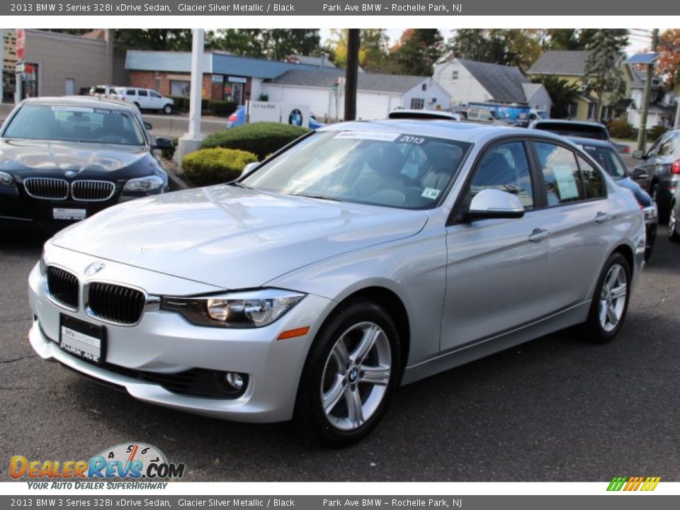 2013 BMW 3 Series 328i xDrive Sedan Glacier Silver Metallic / Black Photo #7