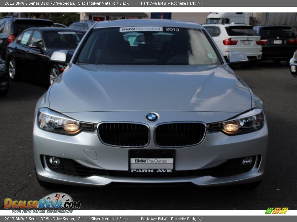 2013 BMW 3 Series 328i xDrive Sedan Glacier Silver Metallic / Black Photo #8