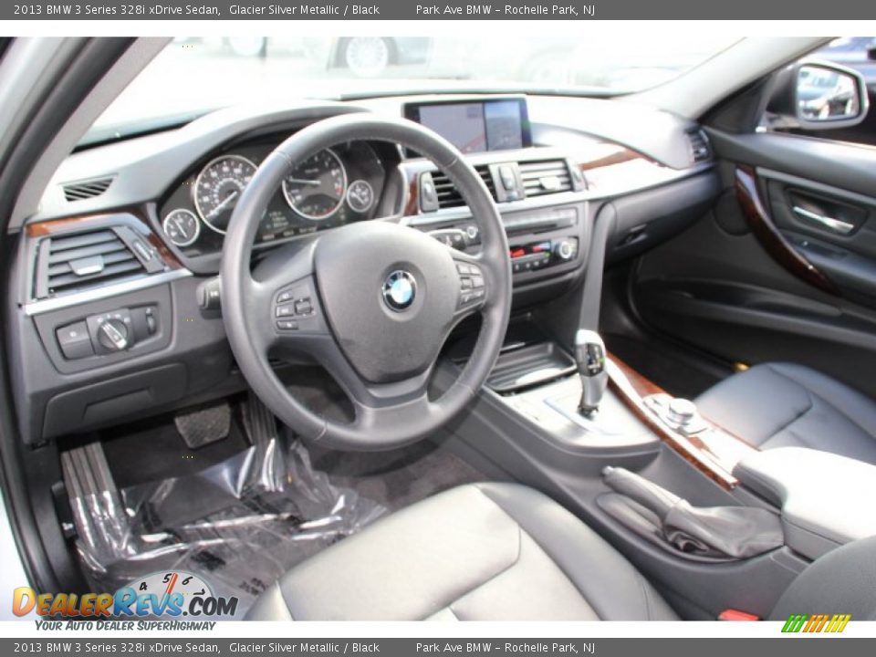 2013 BMW 3 Series 328i xDrive Sedan Glacier Silver Metallic / Black Photo #10