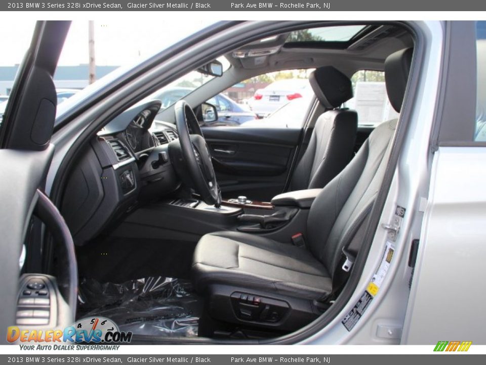 2013 BMW 3 Series 328i xDrive Sedan Glacier Silver Metallic / Black Photo #11