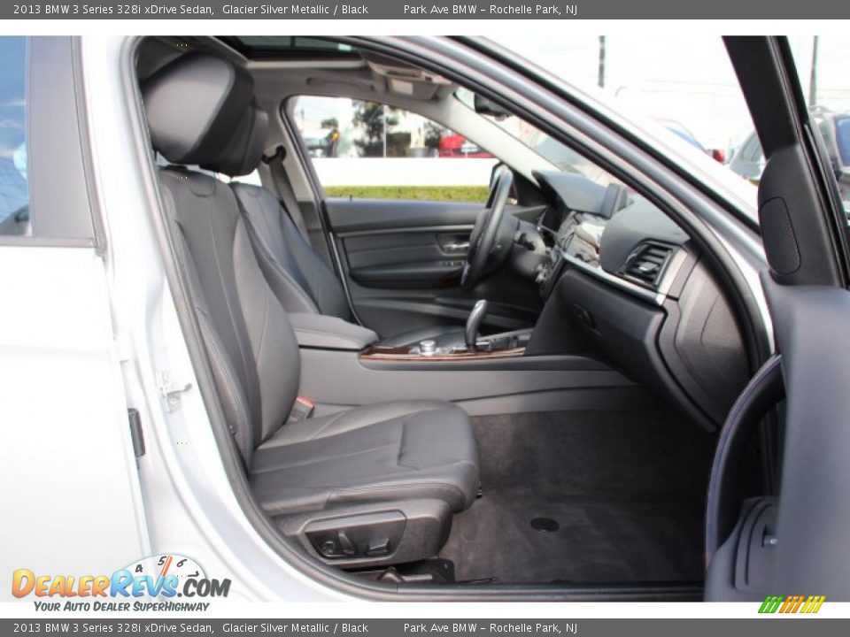 2013 BMW 3 Series 328i xDrive Sedan Glacier Silver Metallic / Black Photo #27