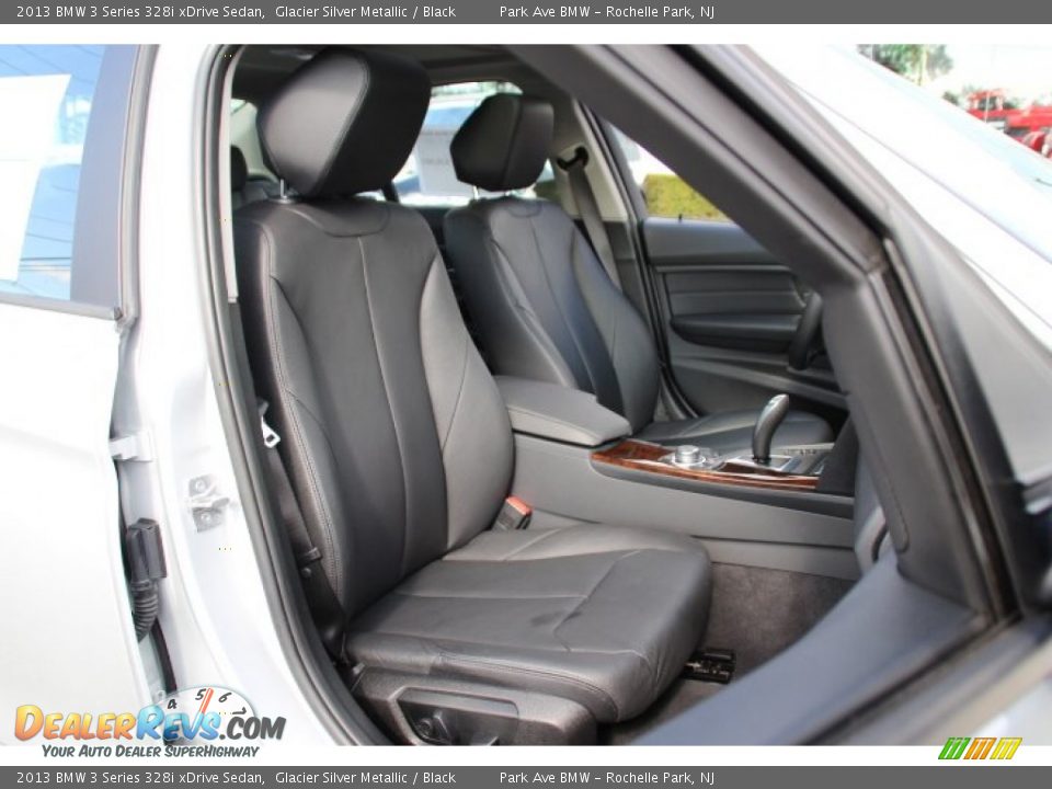 2013 BMW 3 Series 328i xDrive Sedan Glacier Silver Metallic / Black Photo #28