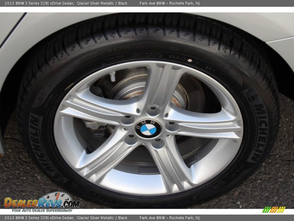 2013 BMW 3 Series 328i xDrive Sedan Glacier Silver Metallic / Black Photo #32