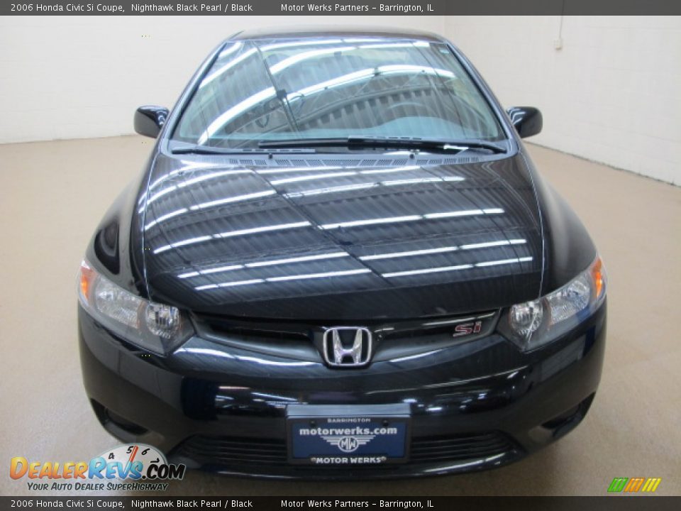 2006 Honda Civic Si Coupe Nighthawk Black Pearl / Black Photo #2