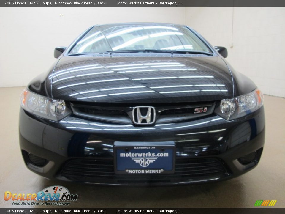 2006 Honda Civic Si Coupe Nighthawk Black Pearl / Black Photo #3
