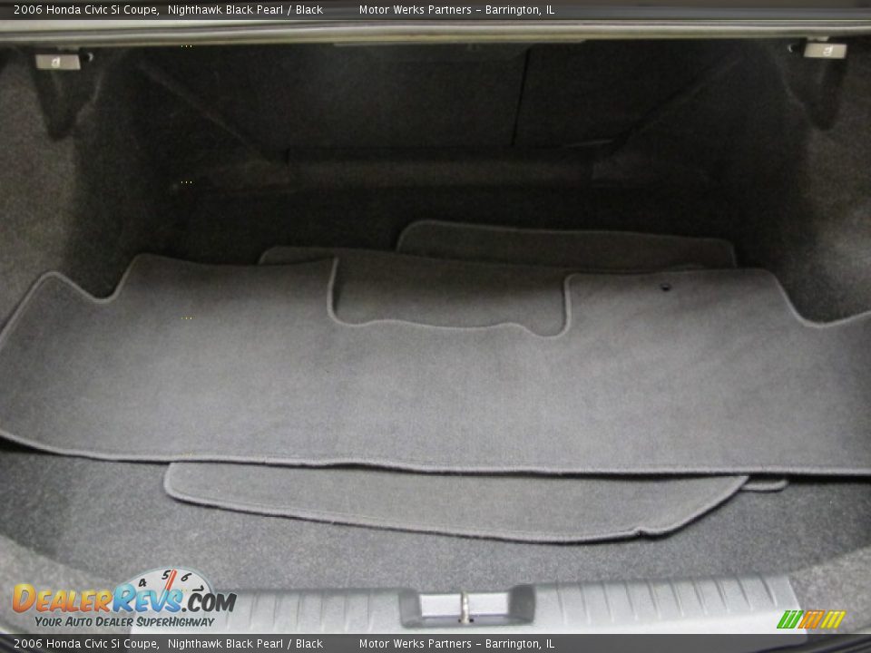 2006 Honda Civic Si Coupe Nighthawk Black Pearl / Black Photo #11