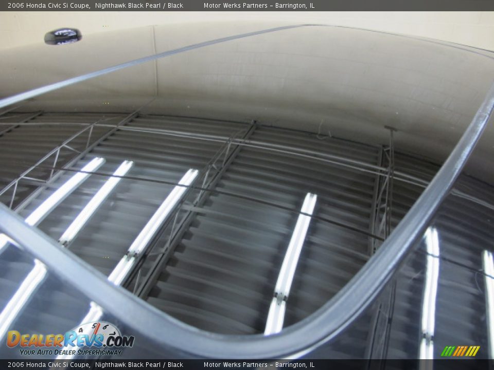 2006 Honda Civic Si Coupe Nighthawk Black Pearl / Black Photo #12