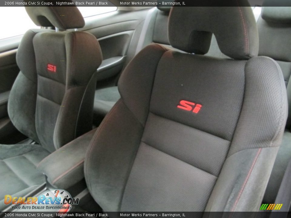 2006 Honda Civic Si Coupe Nighthawk Black Pearl / Black Photo #18
