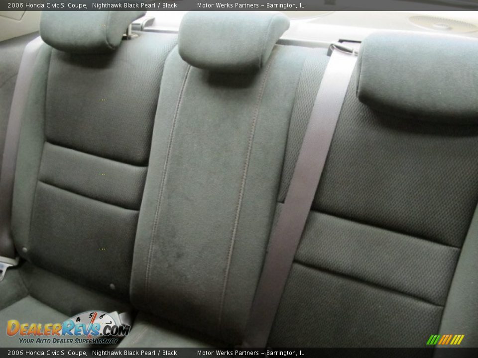 2006 Honda Civic Si Coupe Nighthawk Black Pearl / Black Photo #19