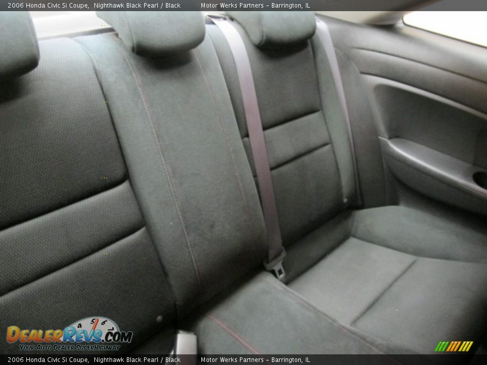 2006 Honda Civic Si Coupe Nighthawk Black Pearl / Black Photo #20