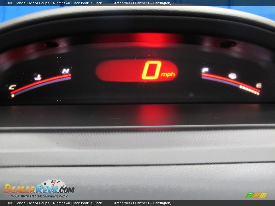2006 Honda Civic Si Coupe Nighthawk Black Pearl / Black Photo #27