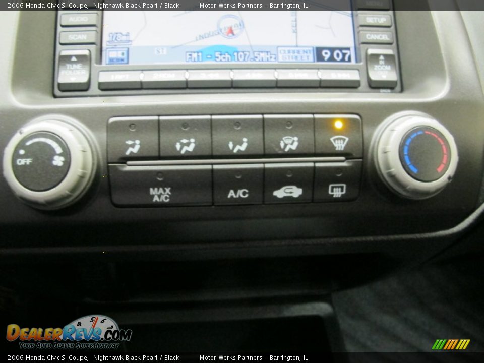 2006 Honda Civic Si Coupe Nighthawk Black Pearl / Black Photo #29