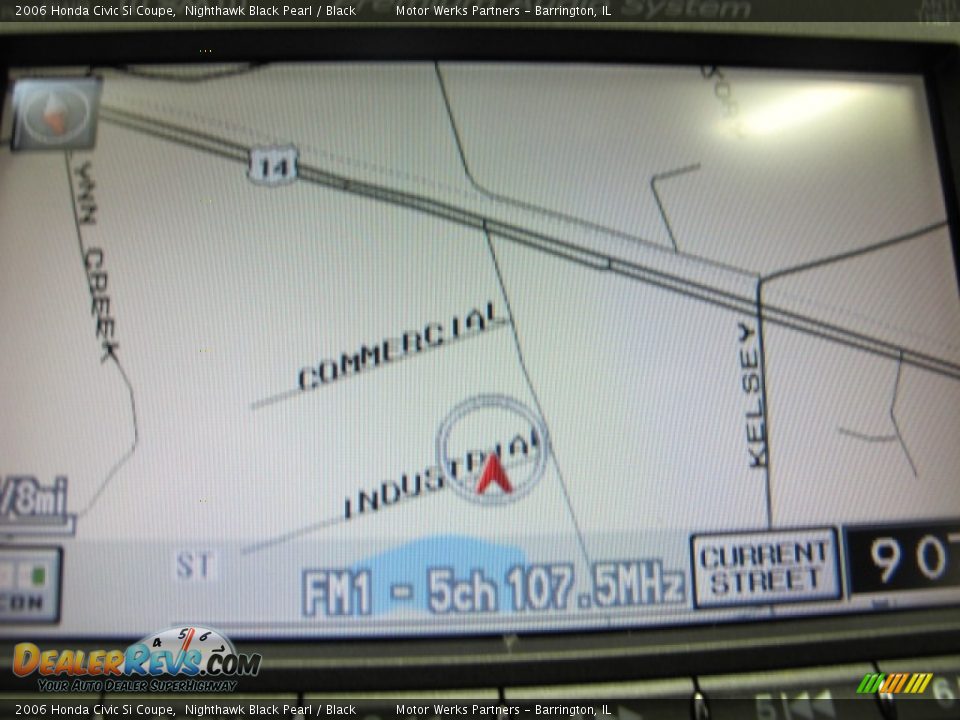 2006 Honda Civic Si Coupe Nighthawk Black Pearl / Black Photo #30