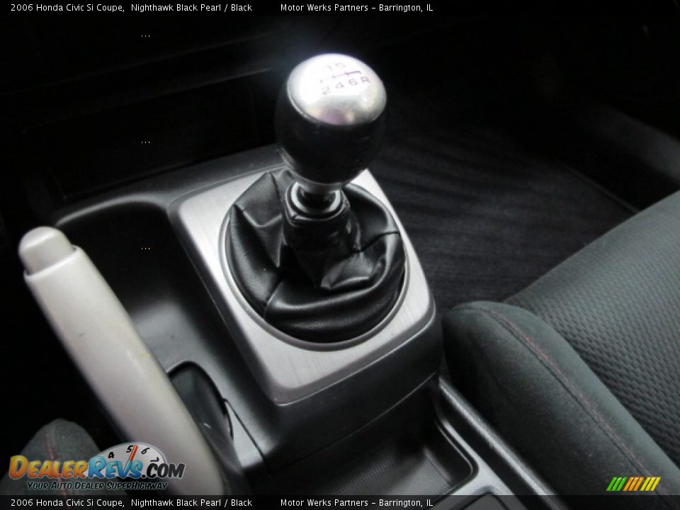 2006 Honda Civic Si Coupe Nighthawk Black Pearl / Black Photo #31