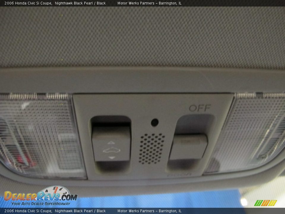 2006 Honda Civic Si Coupe Nighthawk Black Pearl / Black Photo #32