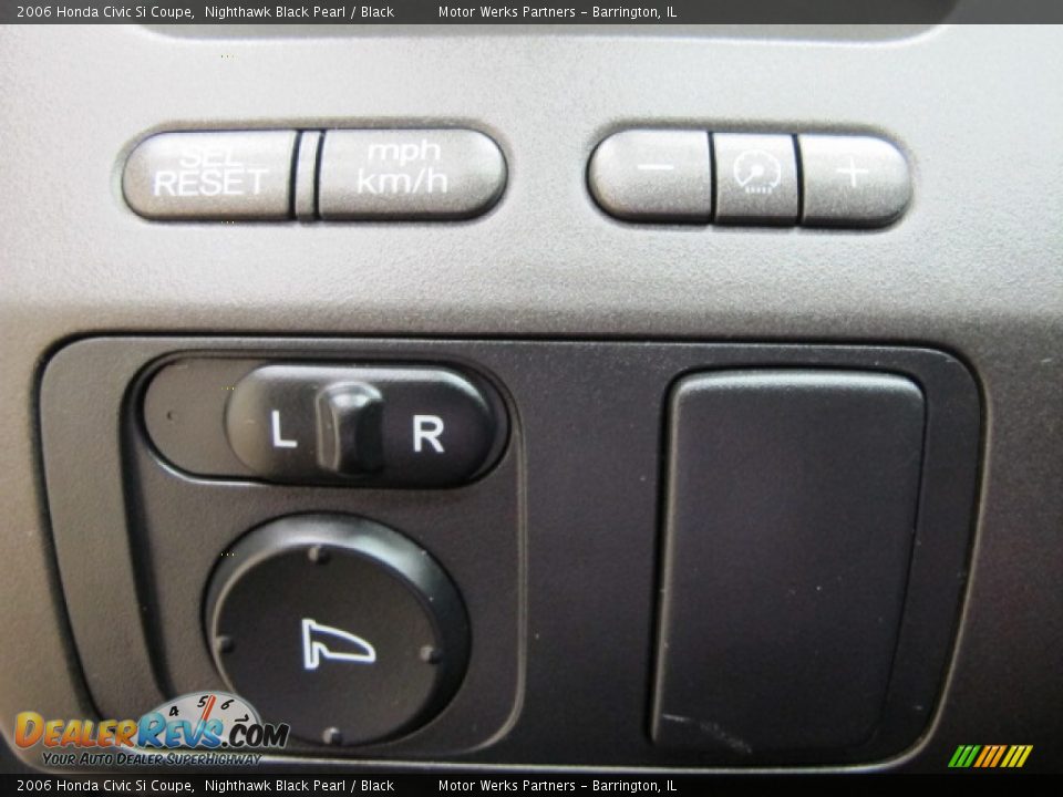 2006 Honda Civic Si Coupe Nighthawk Black Pearl / Black Photo #36