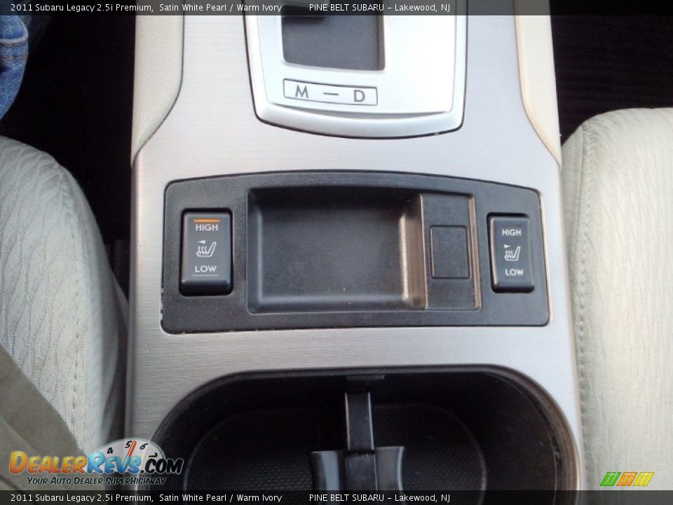 2011 Subaru Legacy 2.5i Premium Satin White Pearl / Warm Ivory Photo #17