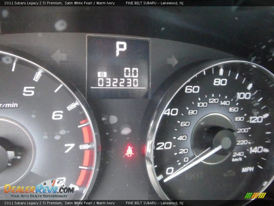 2011 Subaru Legacy 2.5i Premium Satin White Pearl / Warm Ivory Photo #24