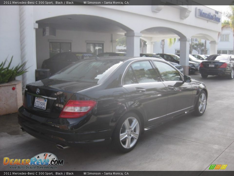 2011 Mercedes-Benz C 300 Sport Black / Black Photo #2