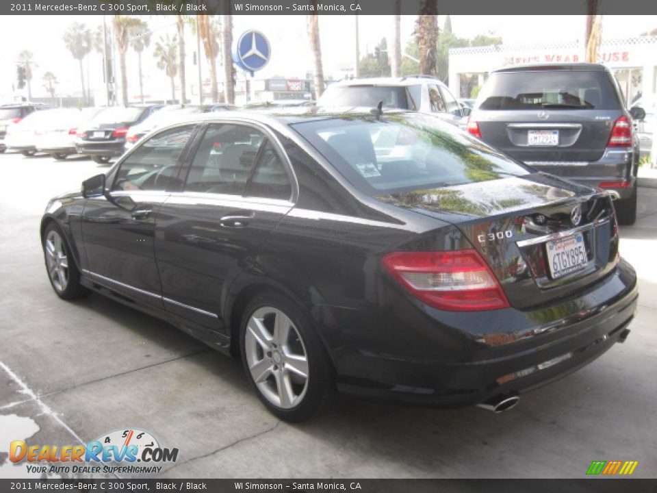 2011 Mercedes-Benz C 300 Sport Black / Black Photo #4