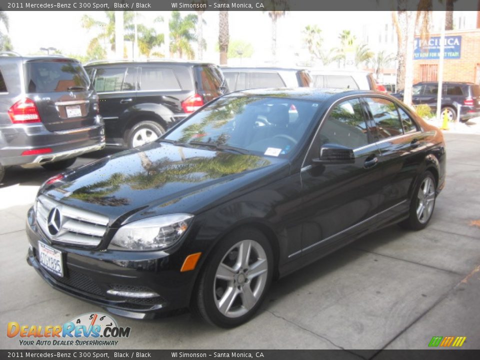 2011 Mercedes-Benz C 300 Sport Black / Black Photo #5