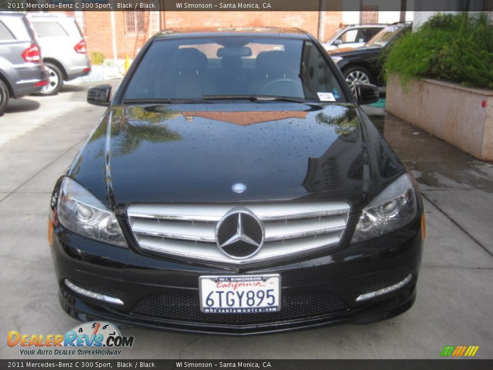 2011 Mercedes-Benz C 300 Sport Black / Black Photo #6