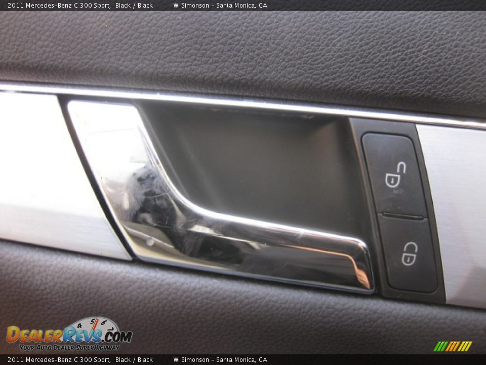 2011 Mercedes-Benz C 300 Sport Black / Black Photo #7