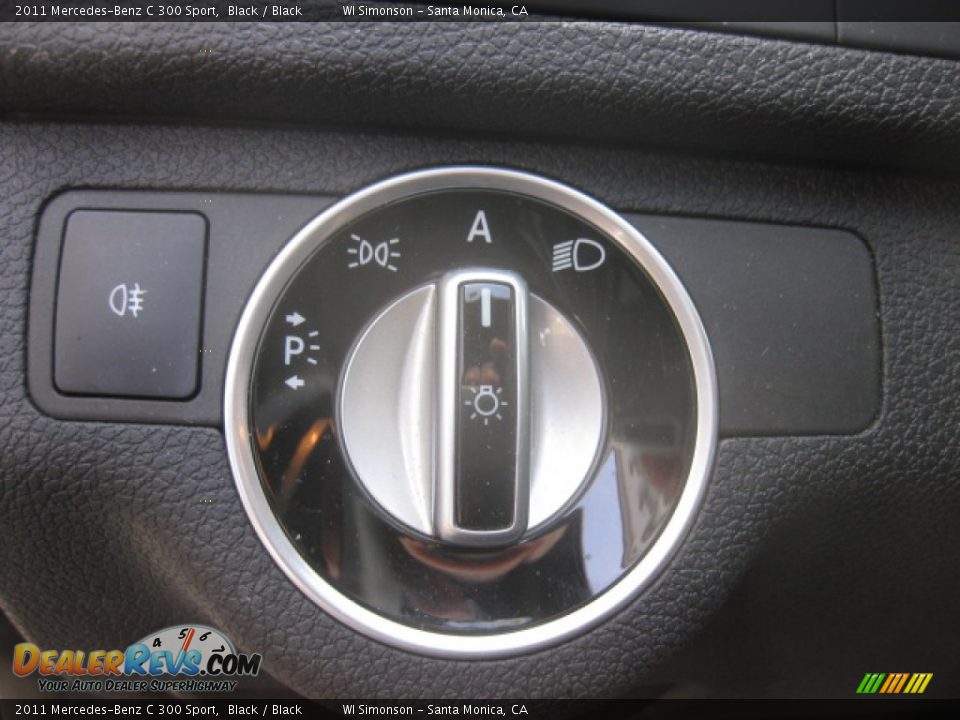 2011 Mercedes-Benz C 300 Sport Black / Black Photo #9