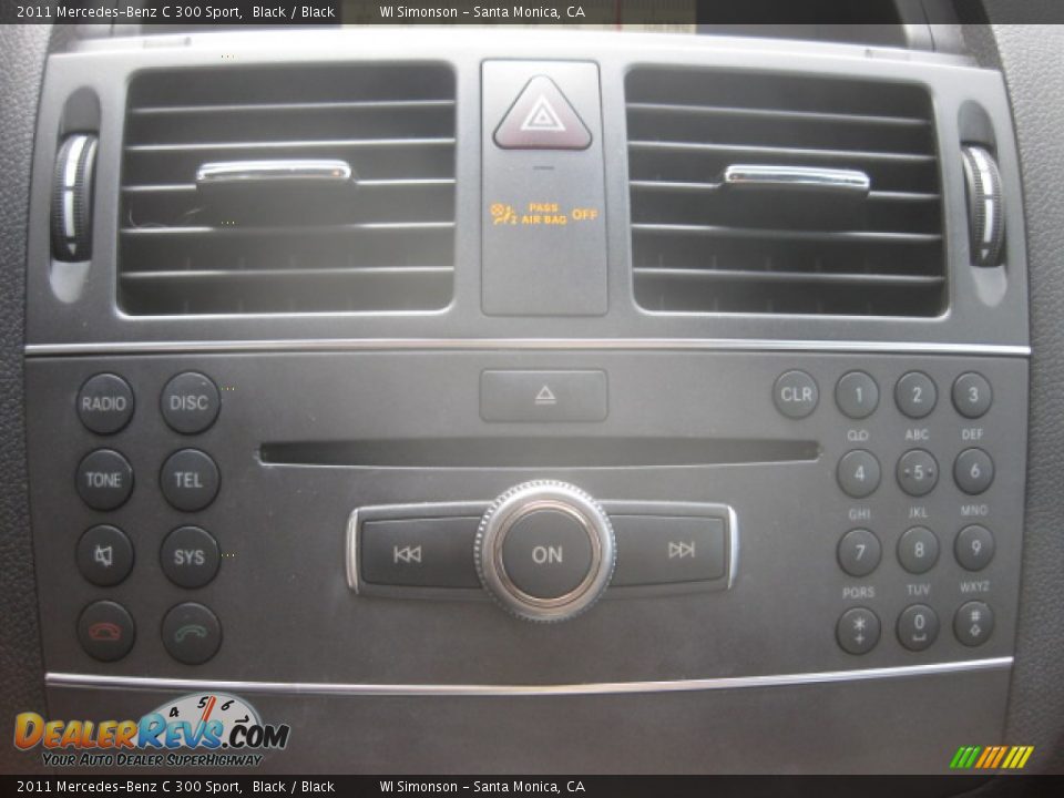 2011 Mercedes-Benz C 300 Sport Black / Black Photo #14