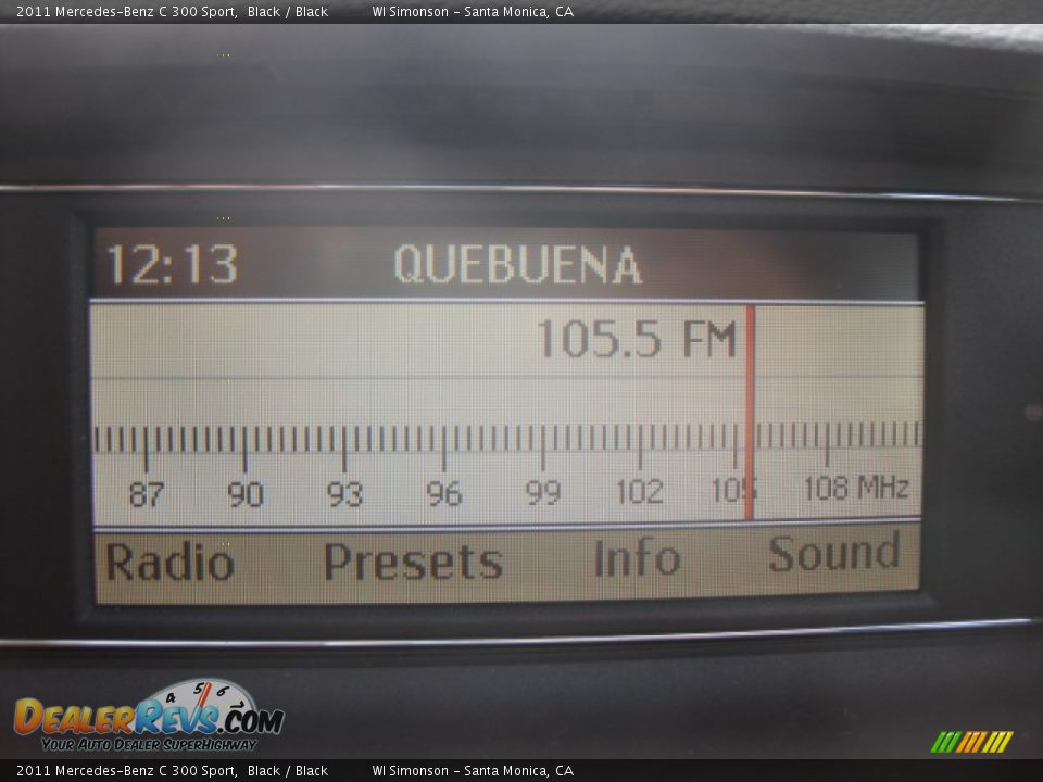 2011 Mercedes-Benz C 300 Sport Black / Black Photo #15