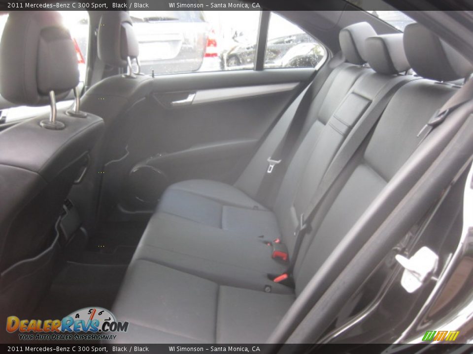 2011 Mercedes-Benz C 300 Sport Black / Black Photo #18