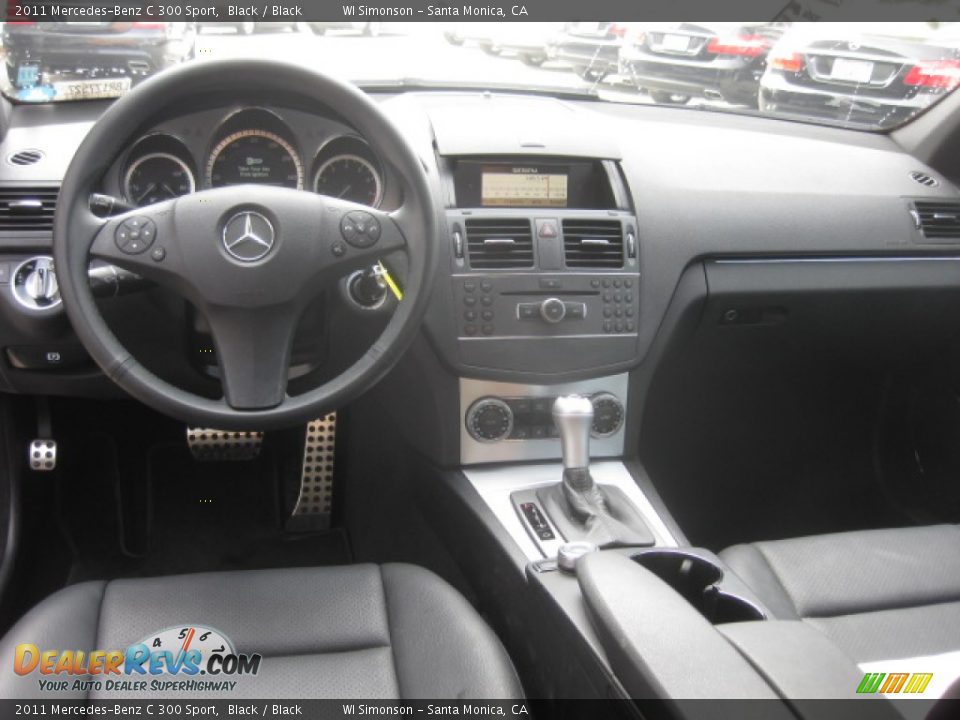 2011 Mercedes-Benz C 300 Sport Black / Black Photo #20