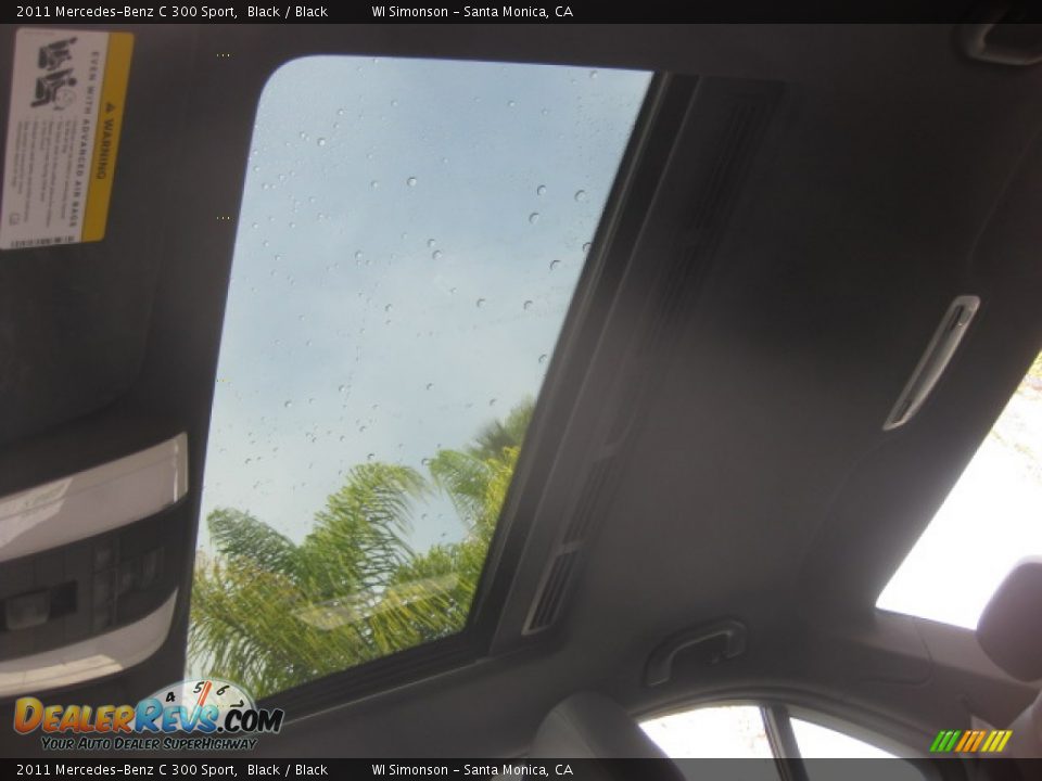 2011 Mercedes-Benz C 300 Sport Black / Black Photo #21