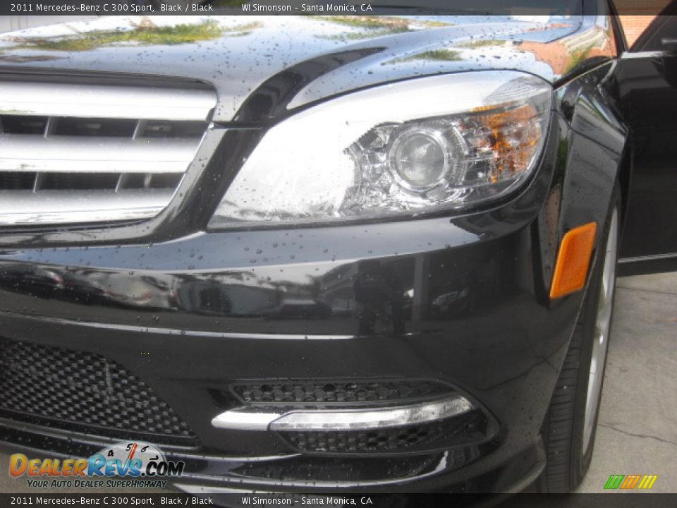 2011 Mercedes-Benz C 300 Sport Black / Black Photo #23