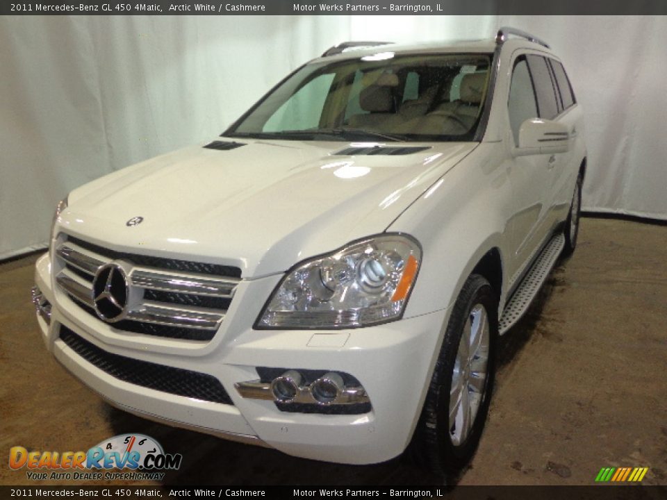 2011 Mercedes-Benz GL 450 4Matic Arctic White / Cashmere Photo #3