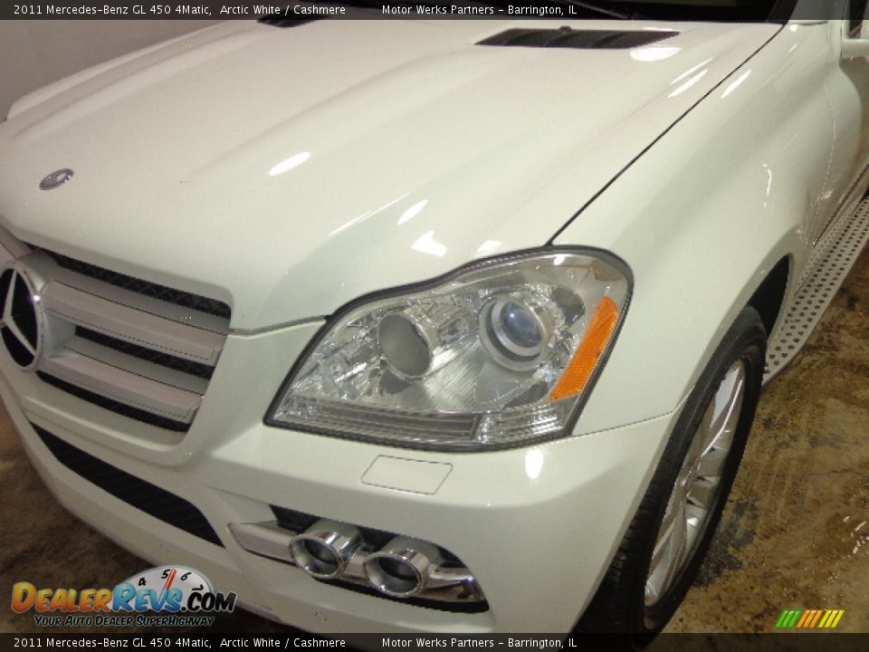 2011 Mercedes-Benz GL 450 4Matic Arctic White / Cashmere Photo #8